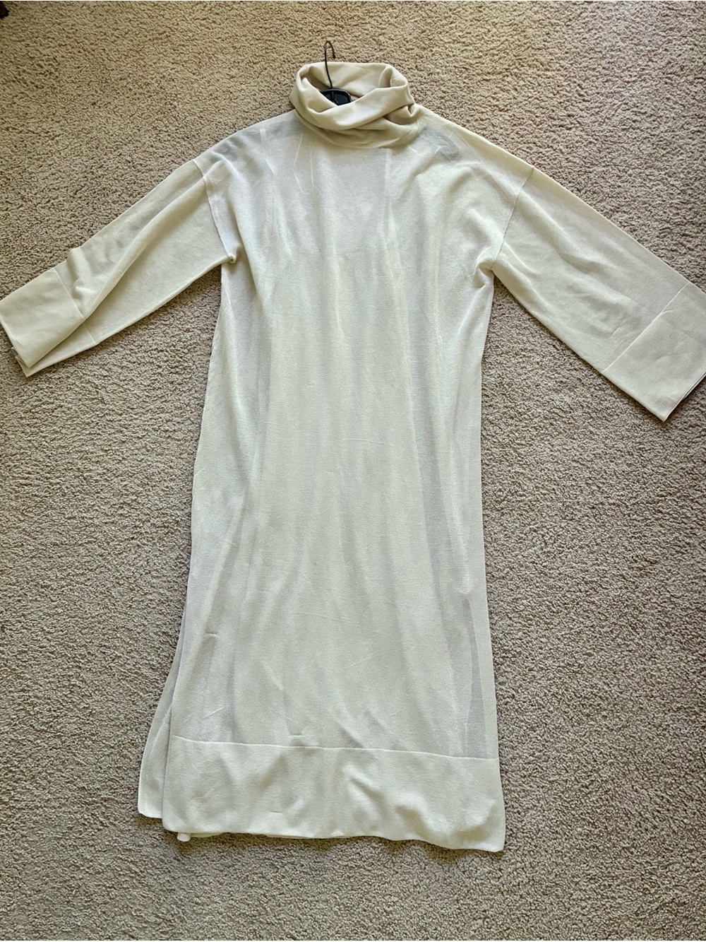 ZARA LONG COMBINATION DRESS
/ Light Taupe Cowl Neck Maxi Dress - Picture 2 of 7